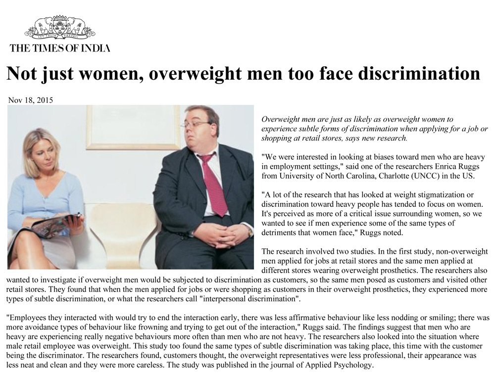 overweight discrimination
